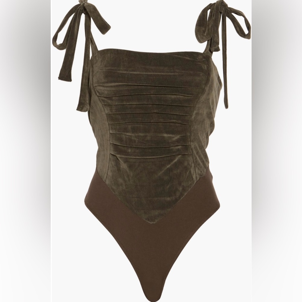 NWT Pleated Bodysuit